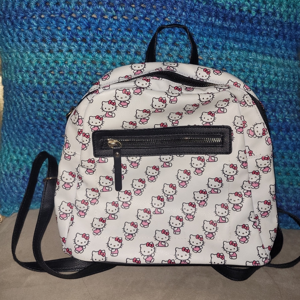 Hello Kitty White Backpack